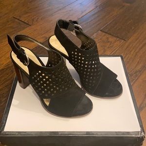 Nine West Black block heel shoes